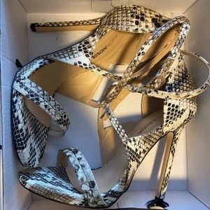 Fashion Nova Snake Heels